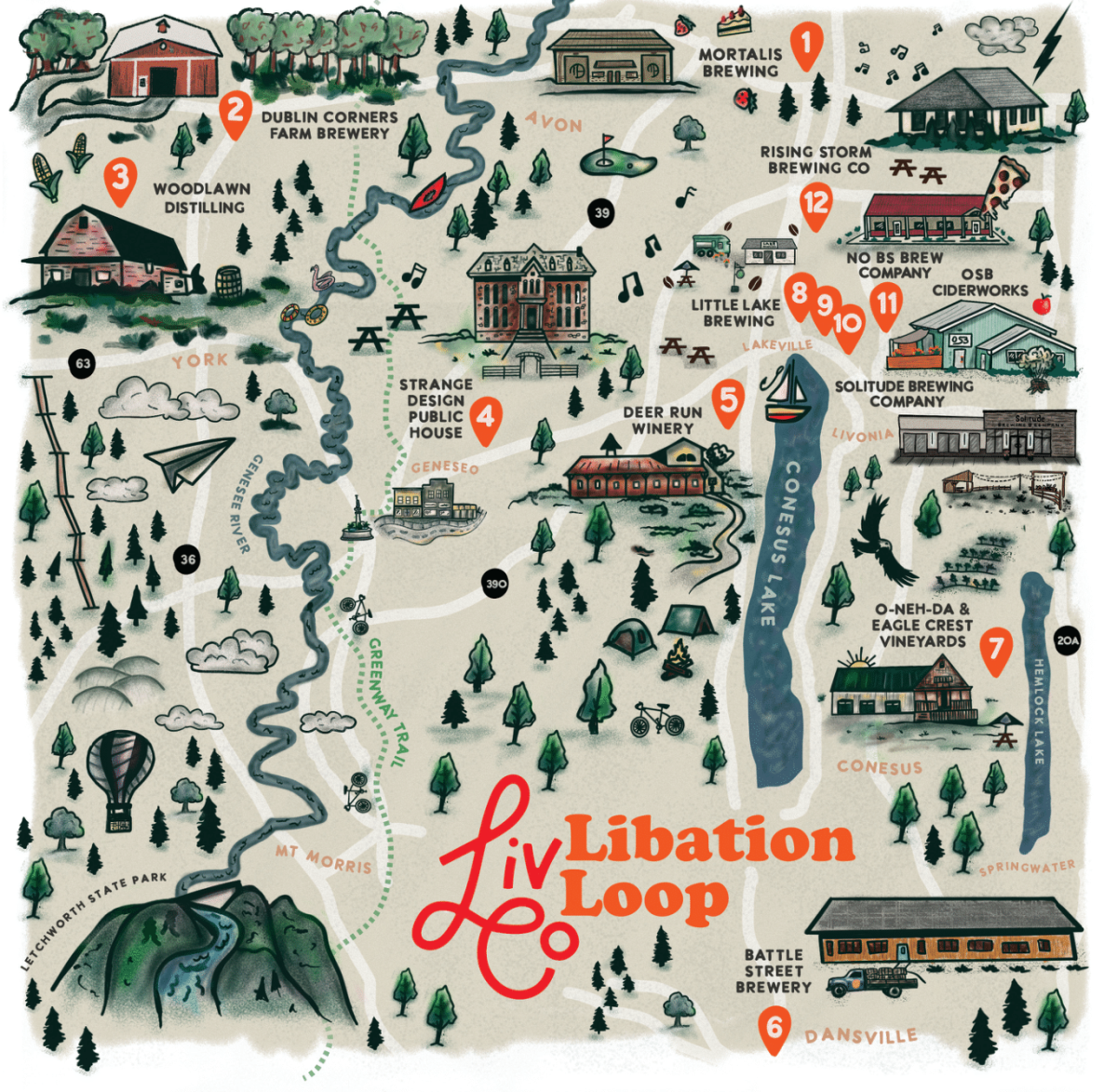 Libation Map Front
