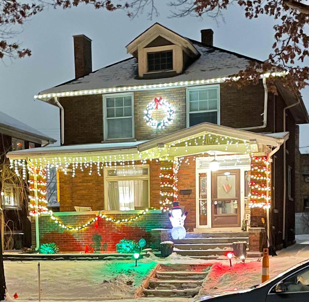 Crescent Ave House Light Display by Mike Boles