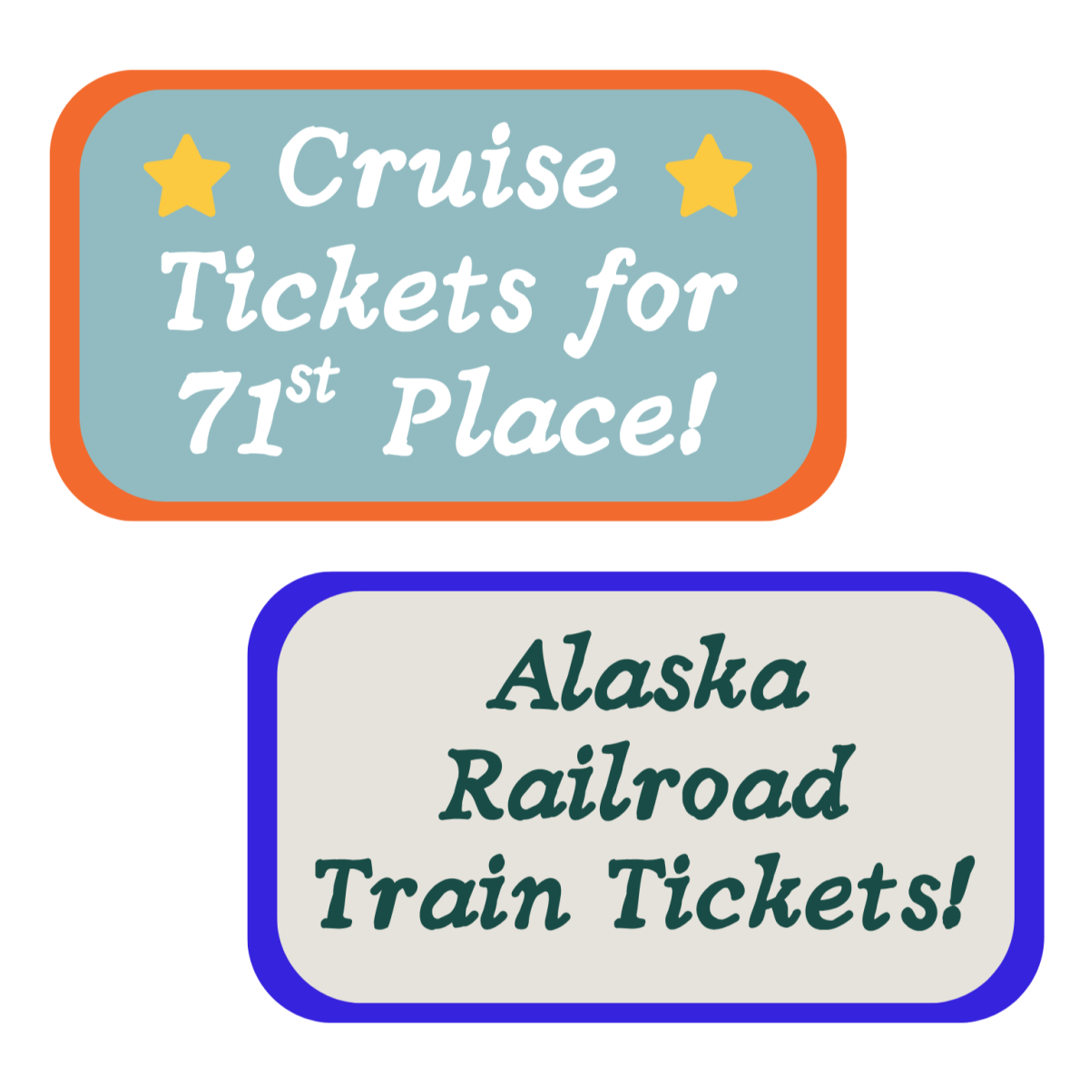 Cruise and AK RR Prizes