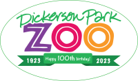 Dickerson Park Zoo 100 Years Logo