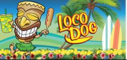 Logo for the Loco Dog truck from K M Concessions, a vendor for Liberty on the Lake.