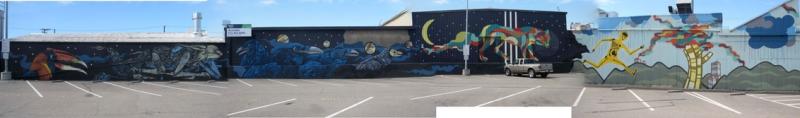 Fruitvale BART Parking Lot Mural Part 2