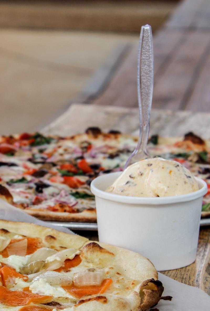 Earth and Stone Pizza Ice Cream
