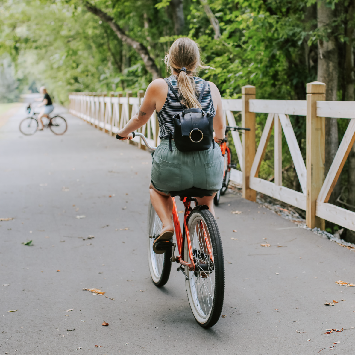 biking