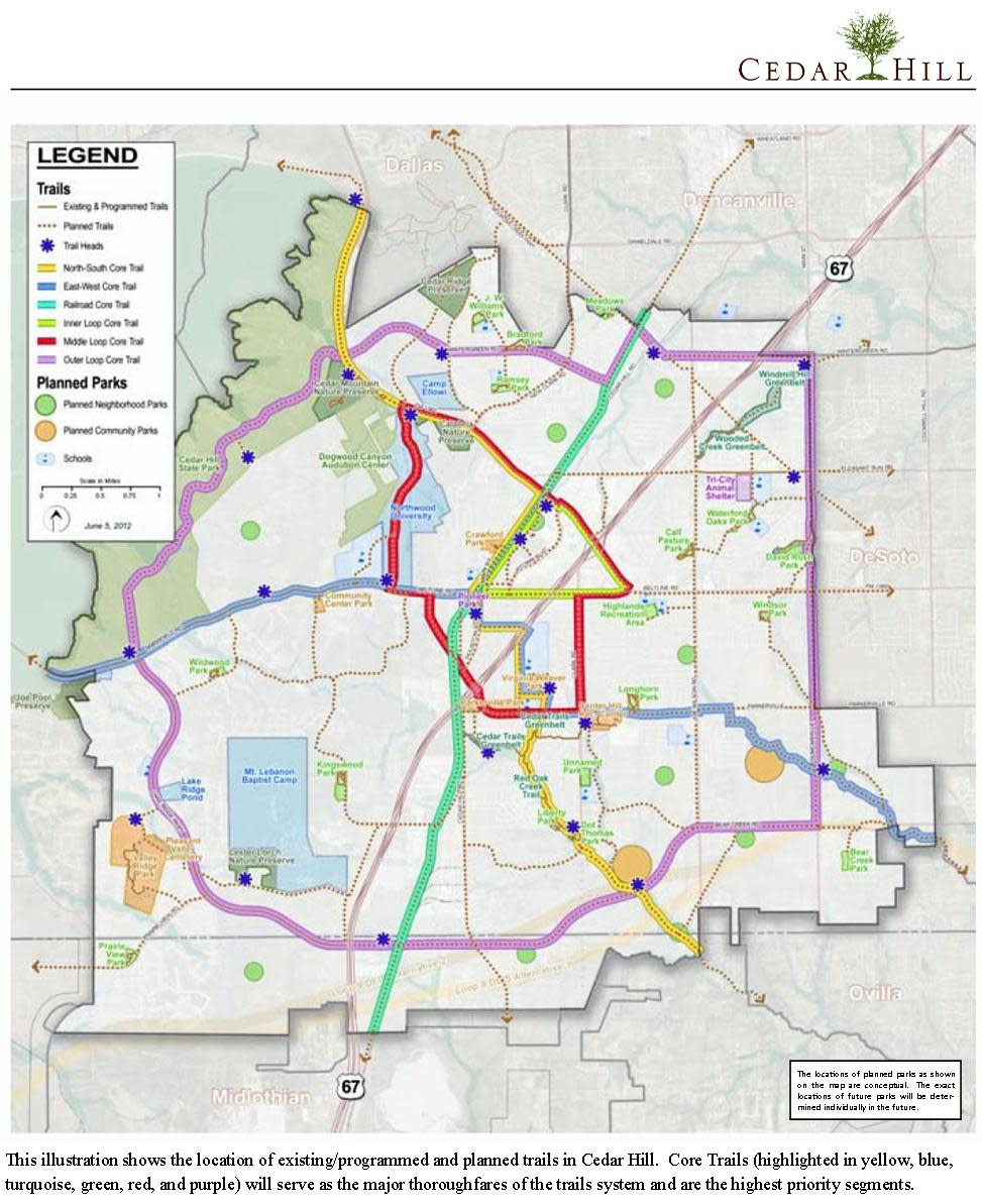 Trails & Bikeways map