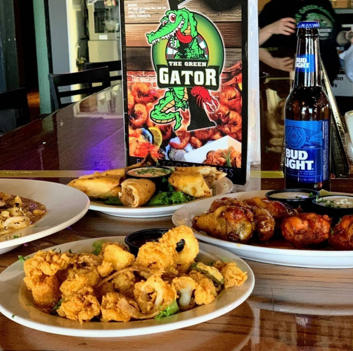 Food And Beer From The Green Gator In Irving, TX
