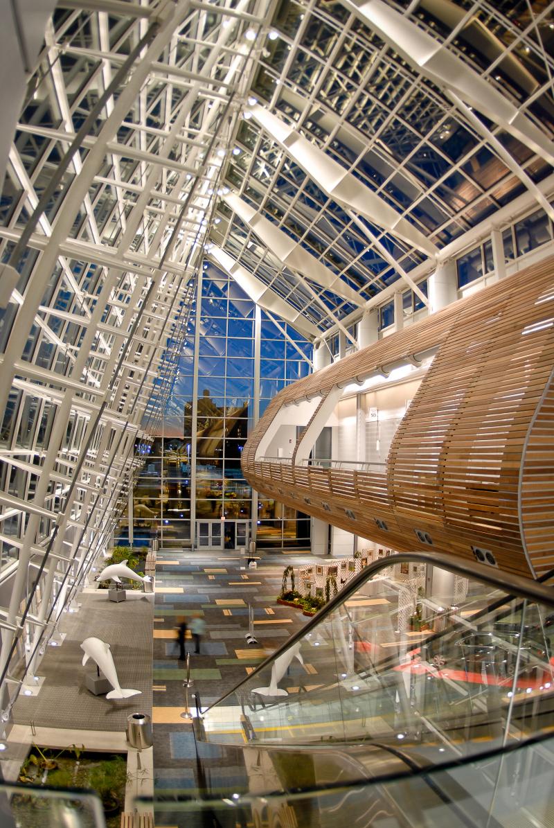 An evening event at the Convention Center.