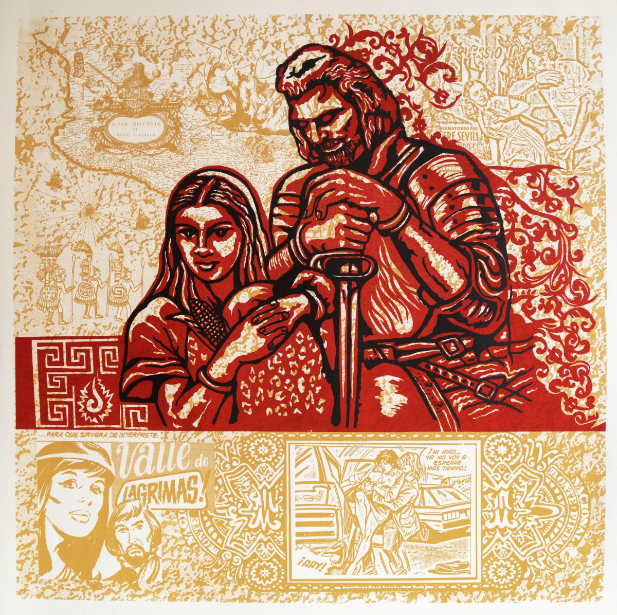 María Cristina Tavera, La Malinche Conquista, 2015