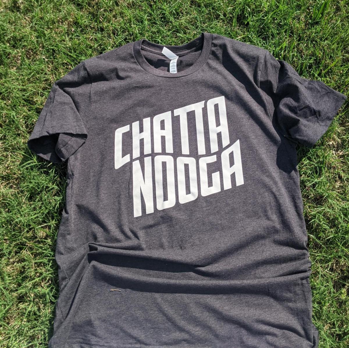 gray shirt reads CHATTANOOGA