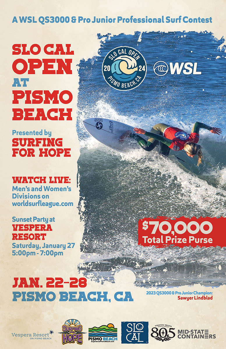 SLO CAL Open at Pismo Beach presented by Surfing for Hope