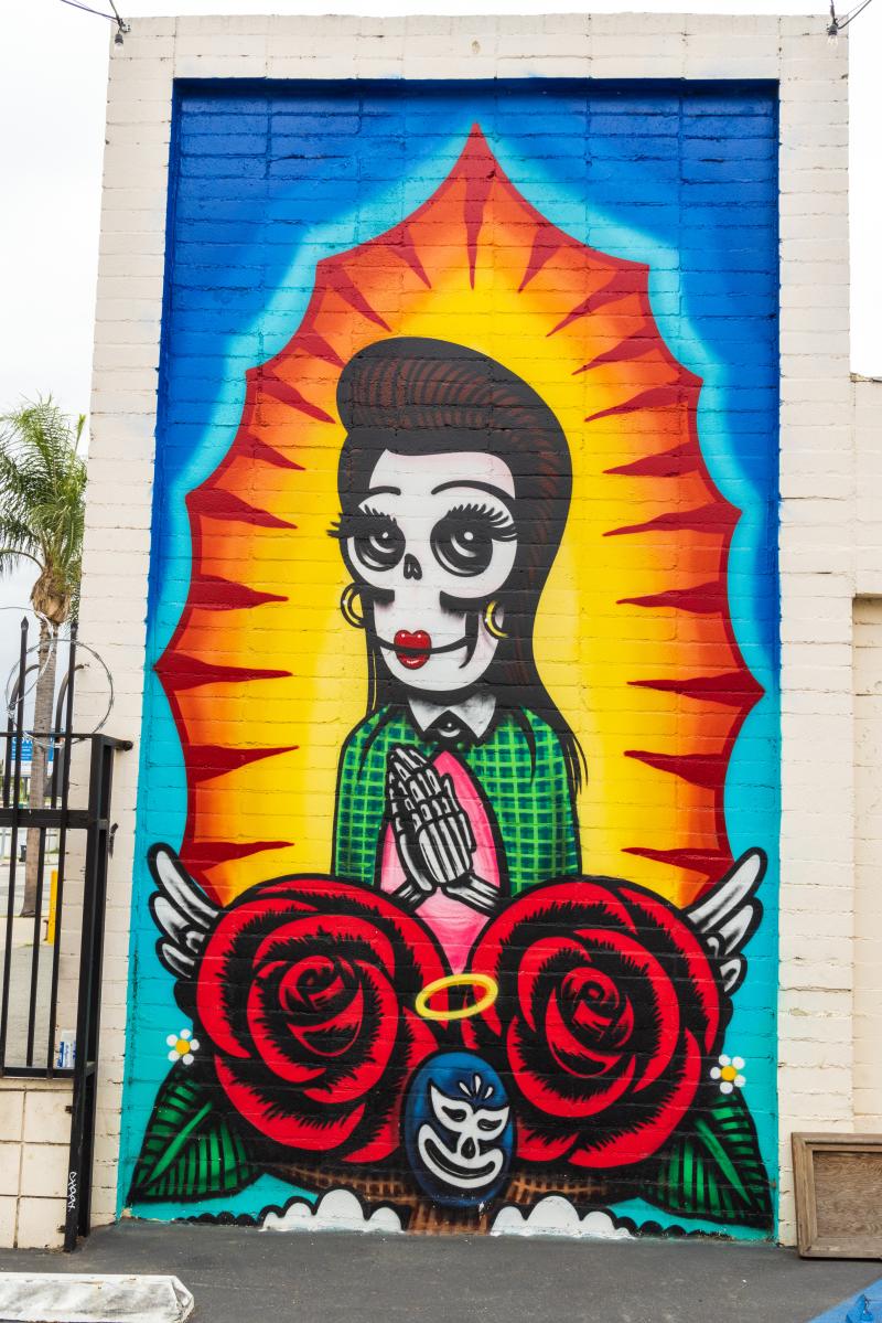 Mural Virgin Mary