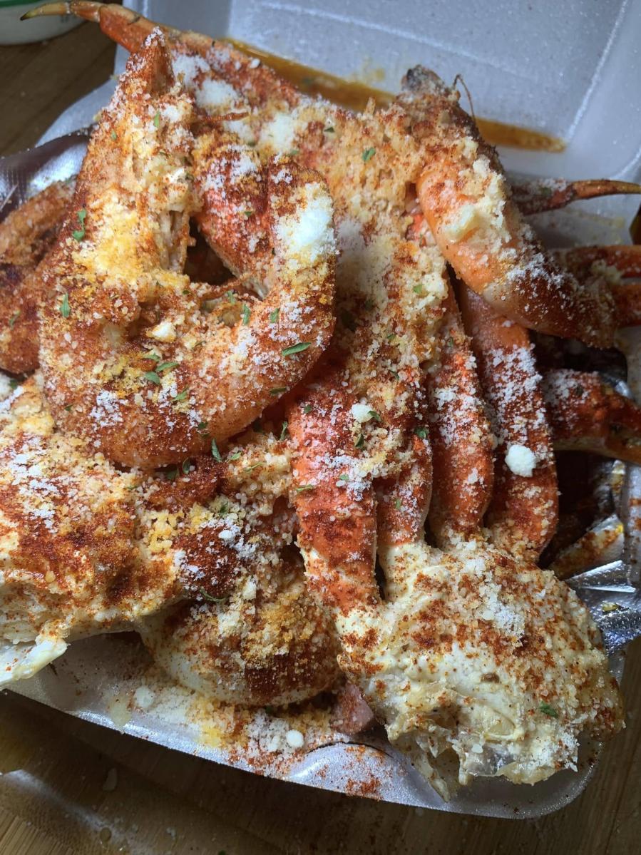 Shrimp dish by Brooks on the Water