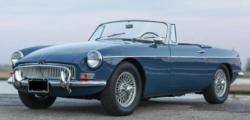 MG convertible car
