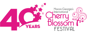Cherry Blossom Festival 40 Years Logo