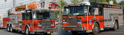 Firetrucks in Hamilton, NJ