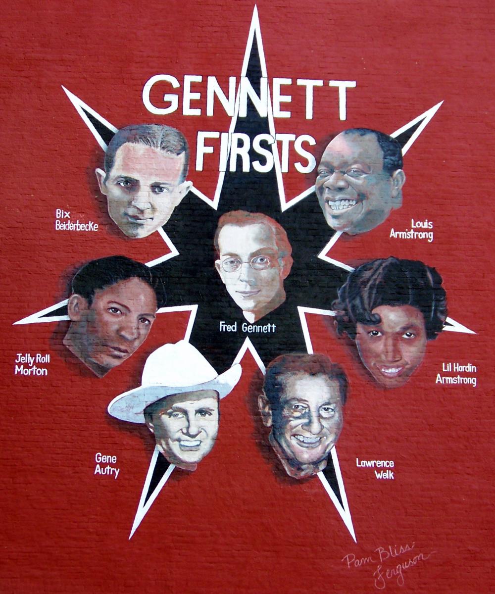 Gennett Firsts mural Richmond