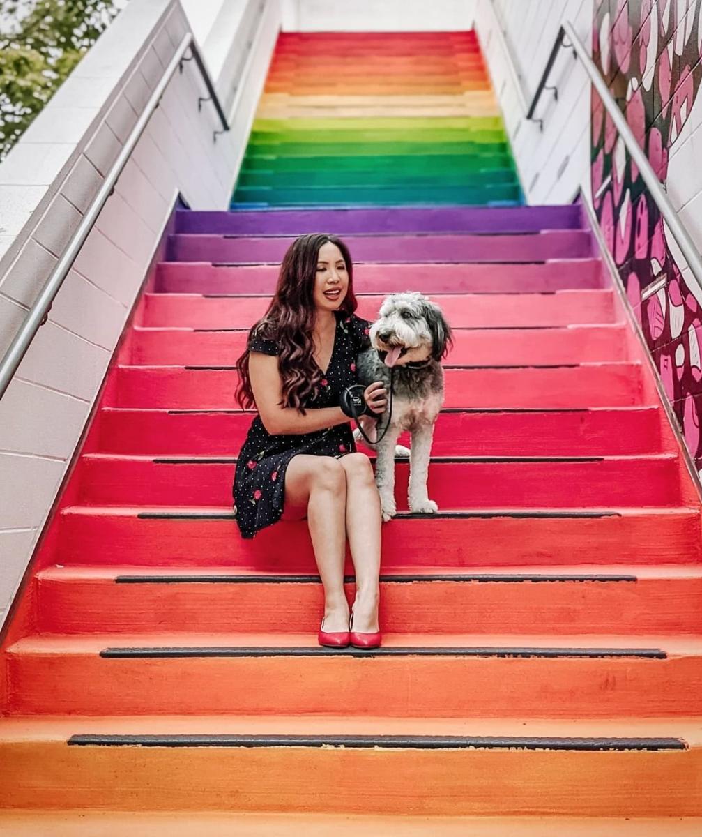 Mosaic - Rainbow Stairs - Murals - User Generated
