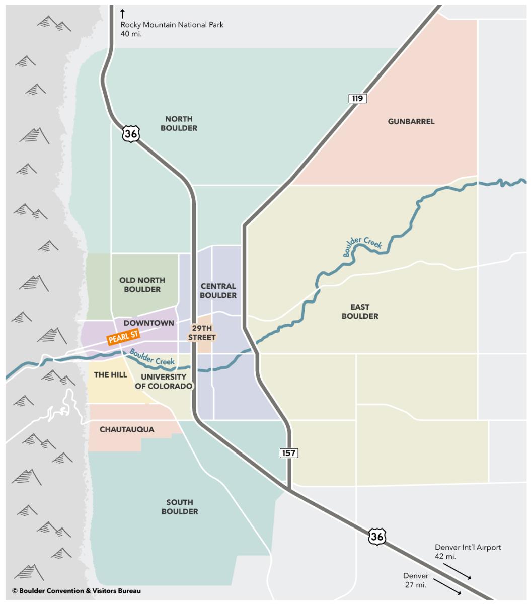 Boulder Neighborhood Map