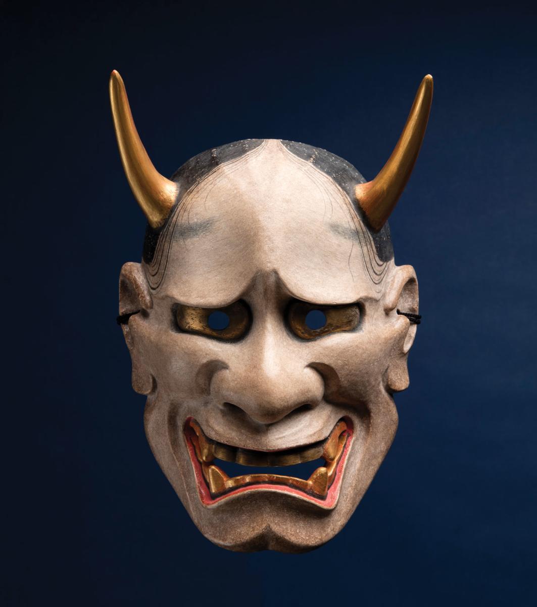 This Noh mask, featuring a female demon or hannya, embodies rage, anger and sadness.