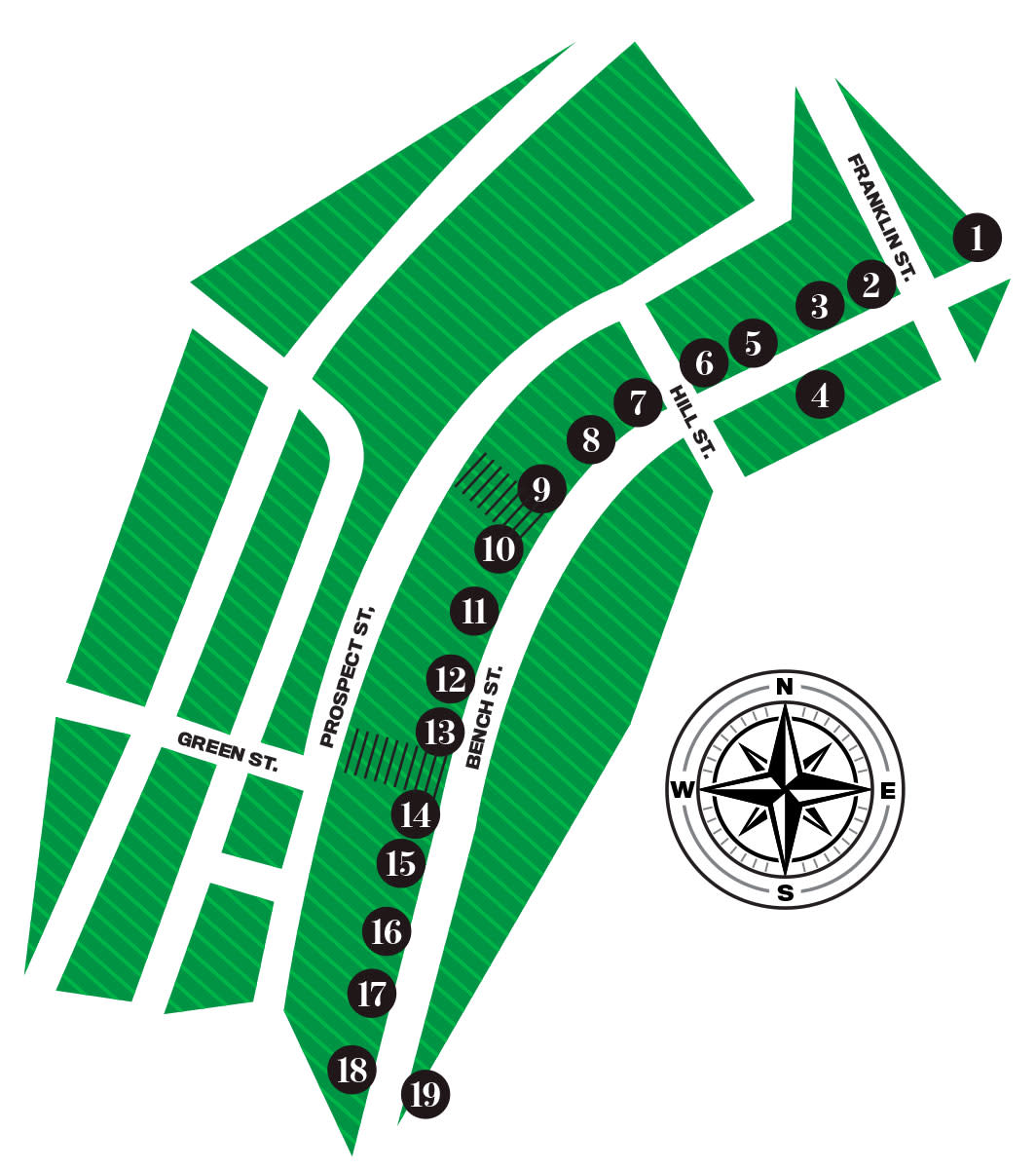 Bench Street Map