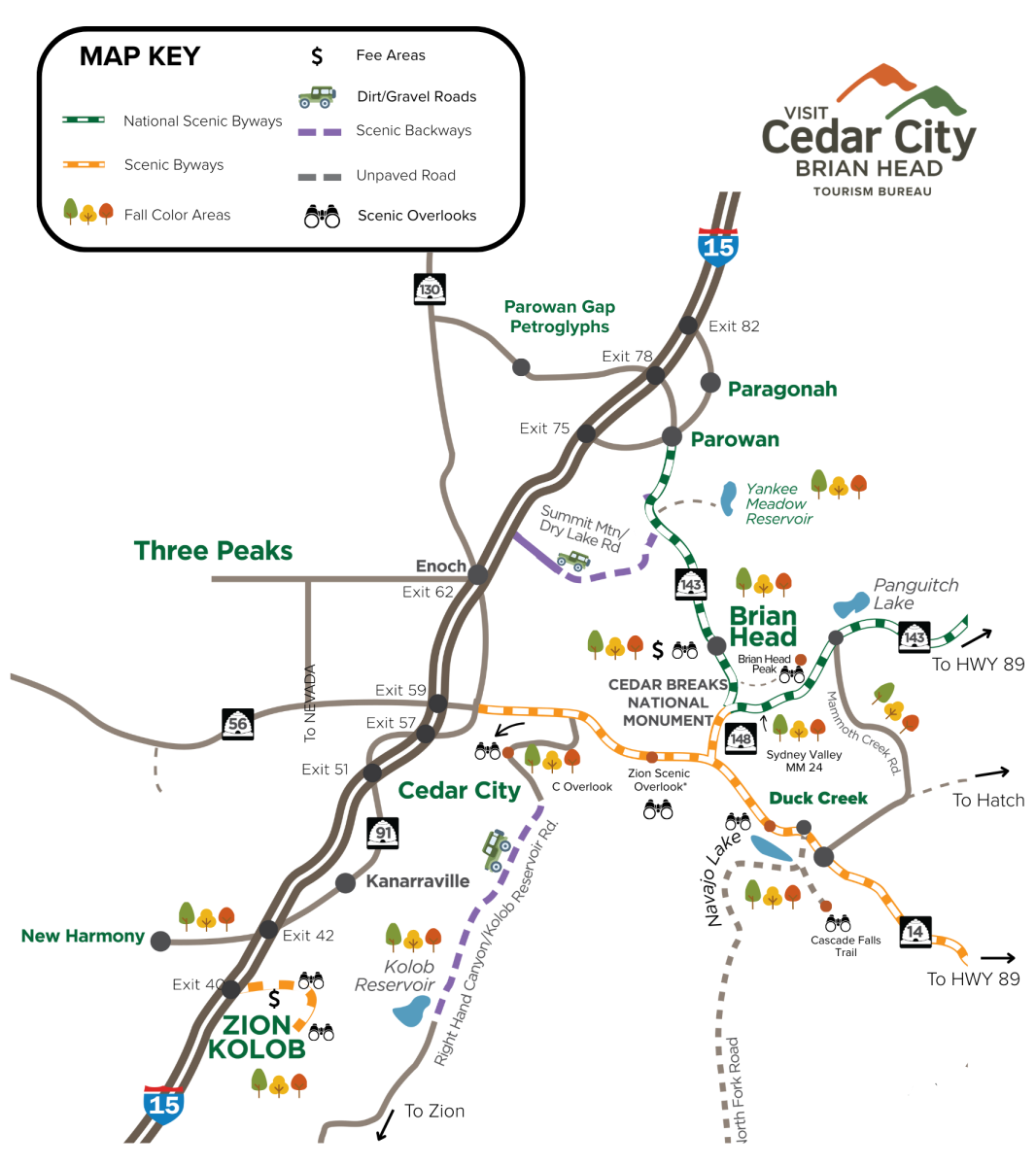 Fall Color Drive Map (2)