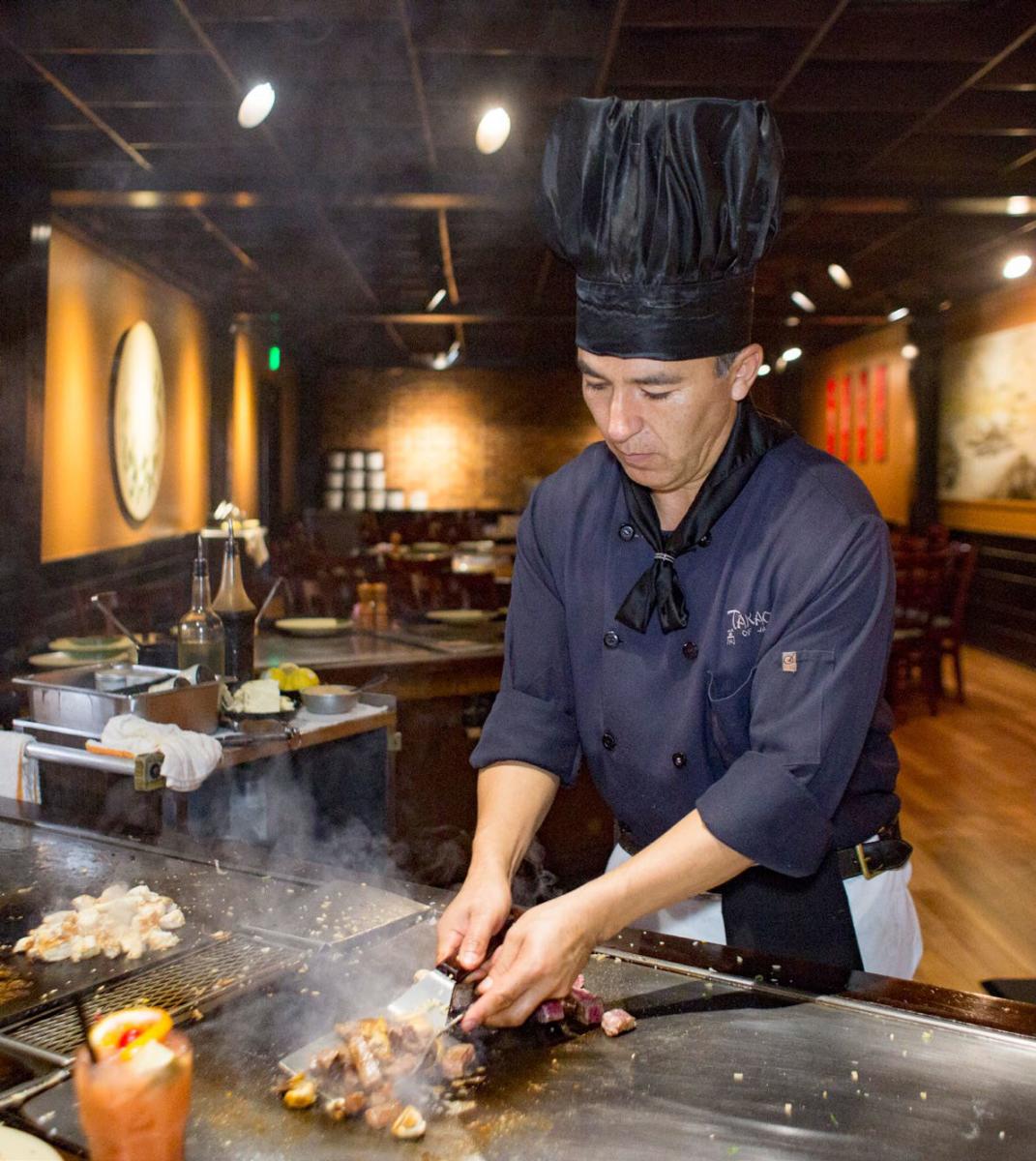 Chef at Takaoka of Japan