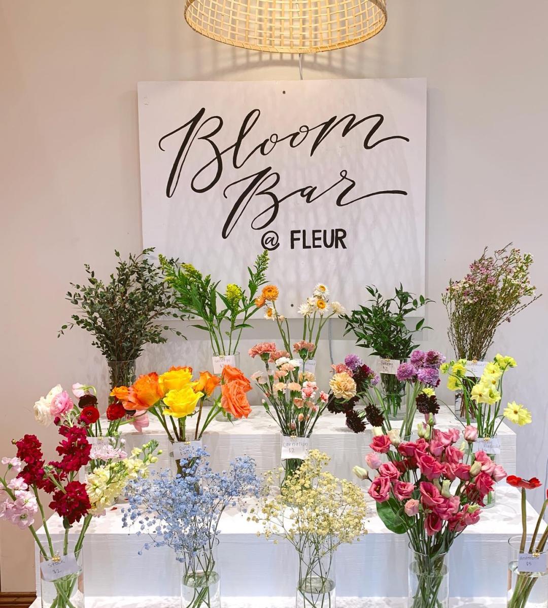 The Bloom Bar at Fleur Floral Studio