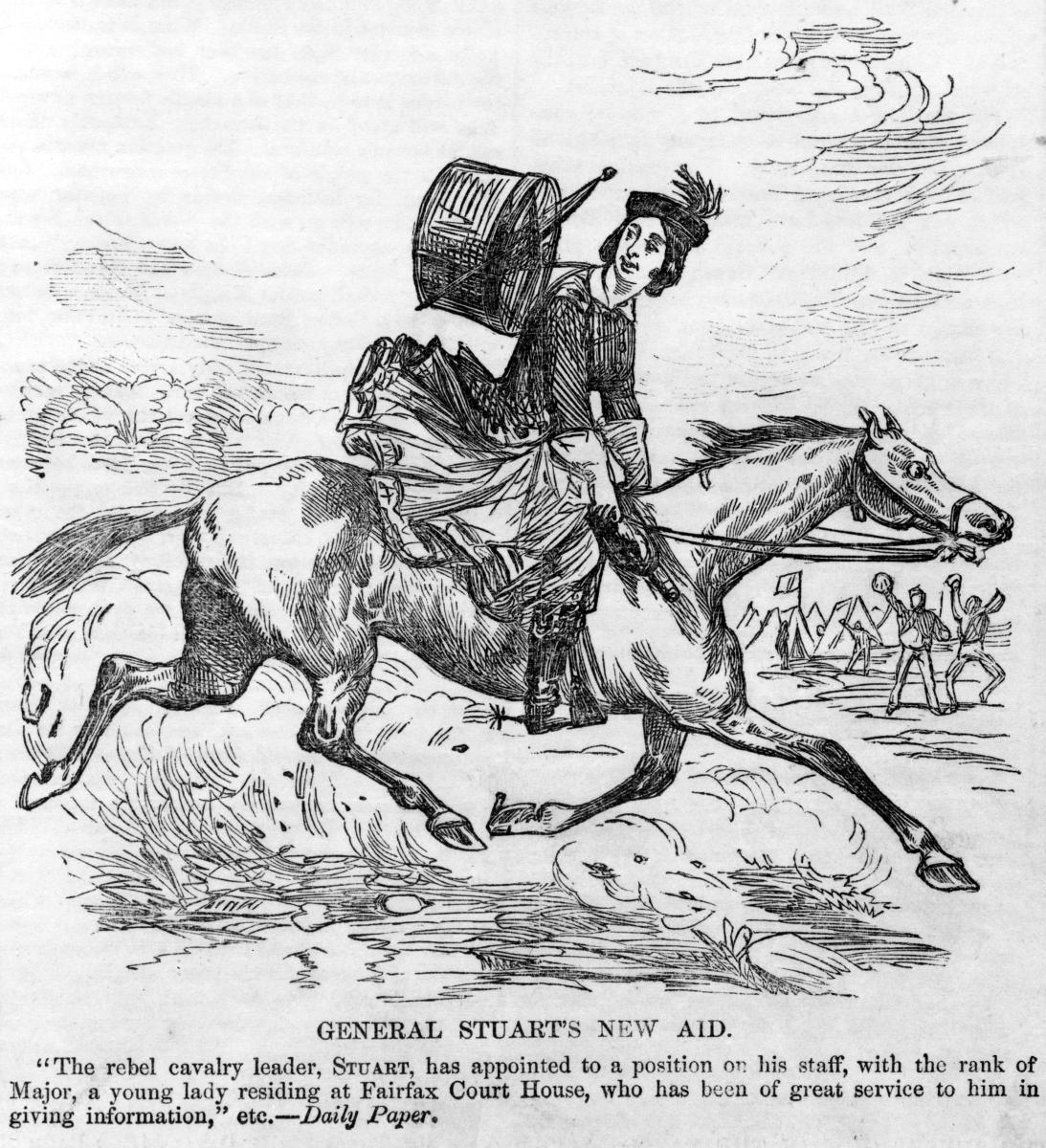 Public Domain - Antonia Ford - Gen Stuart - Civil War