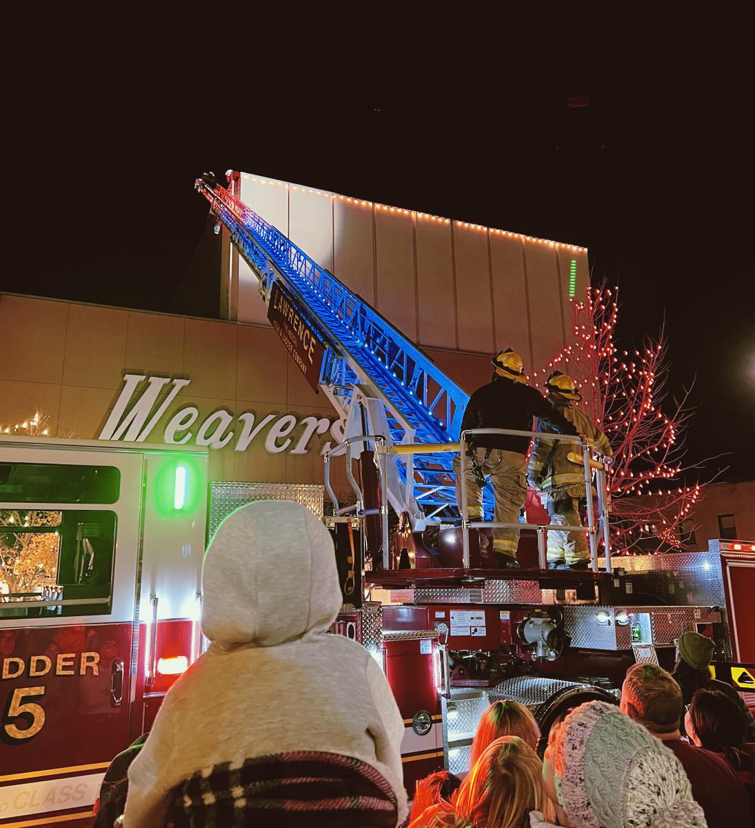 Holiday Lighting & Santa Rescue Fire Department