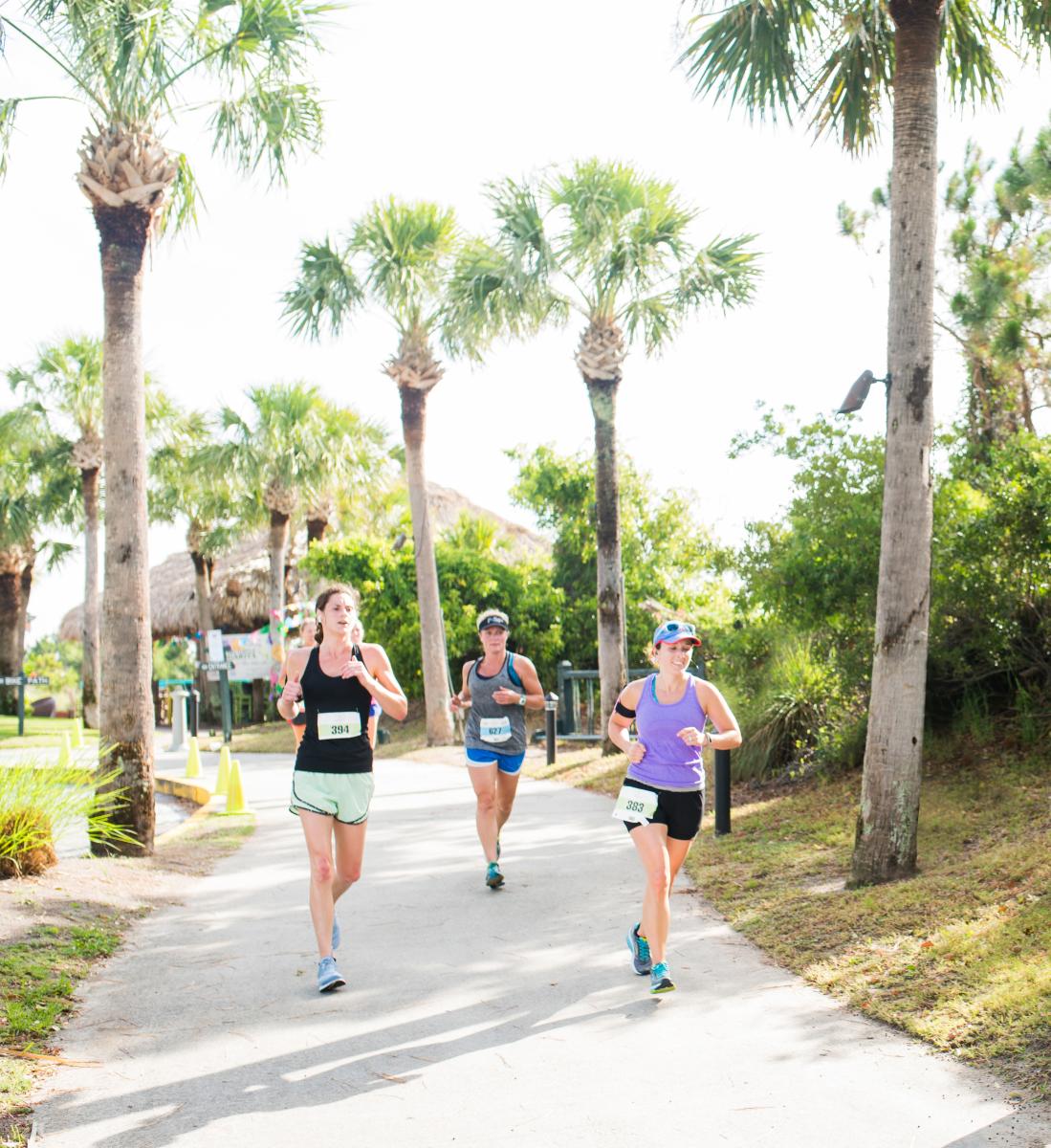 Runners at the Turtle Crawl on Jekyll Island
