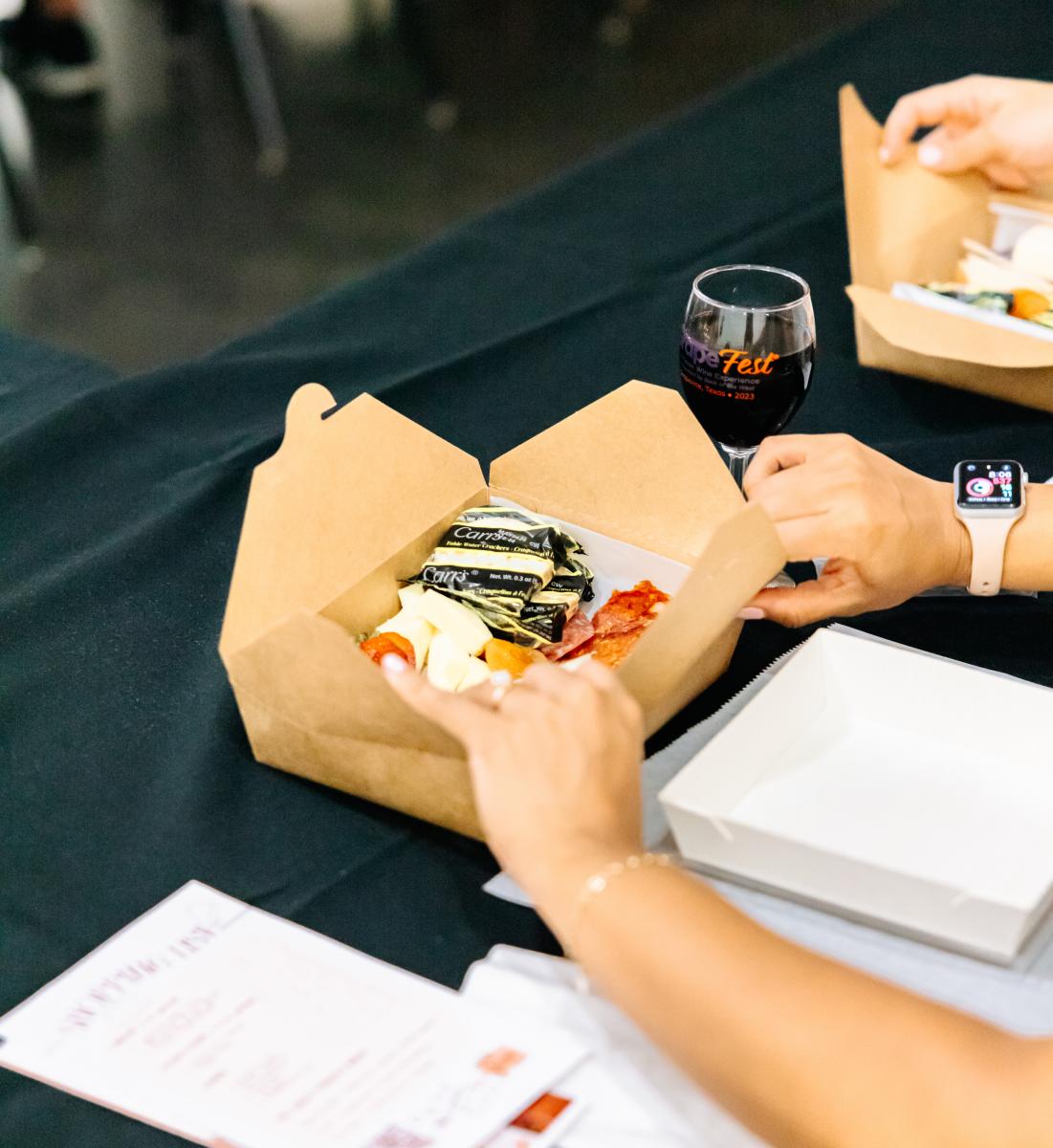 Wine pairing event at GrapeFest