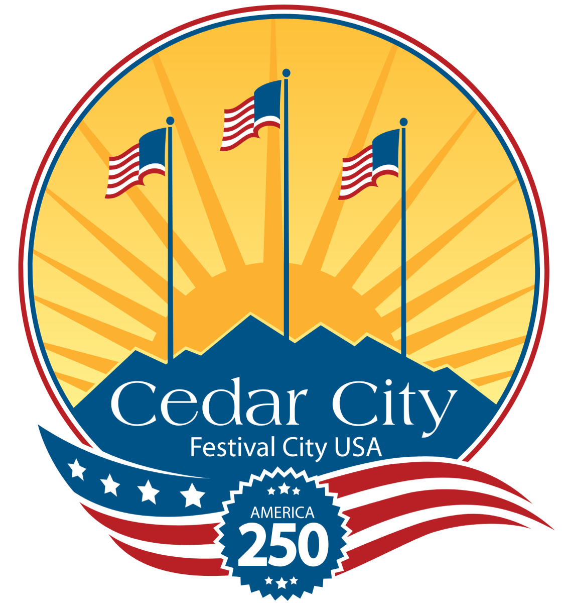 Cedar City - America 250 Logo