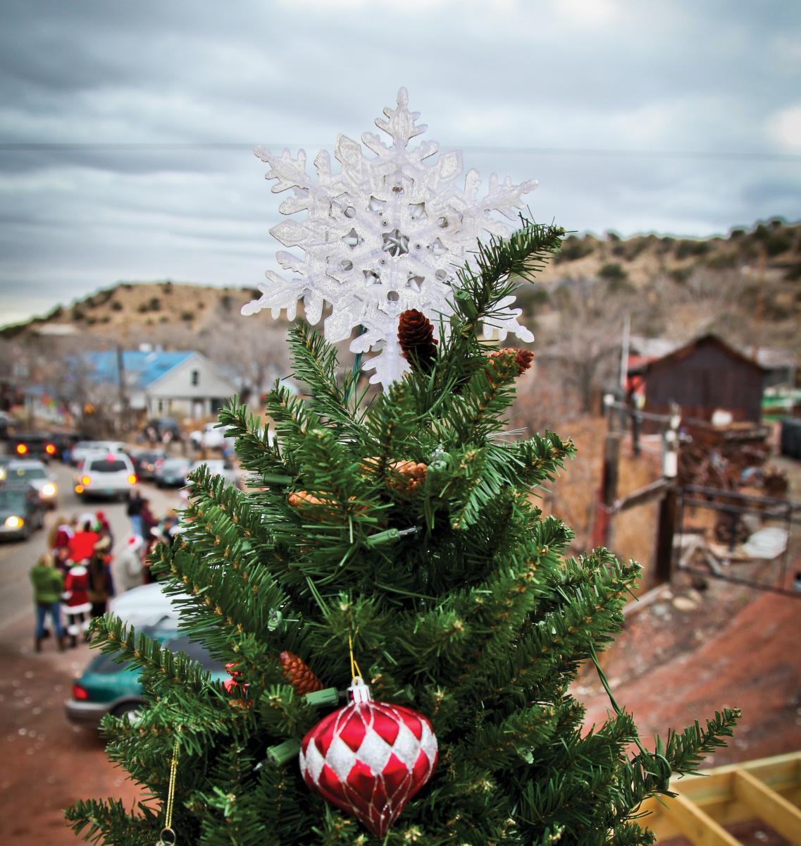 The tree at the Madrid Christmas parade