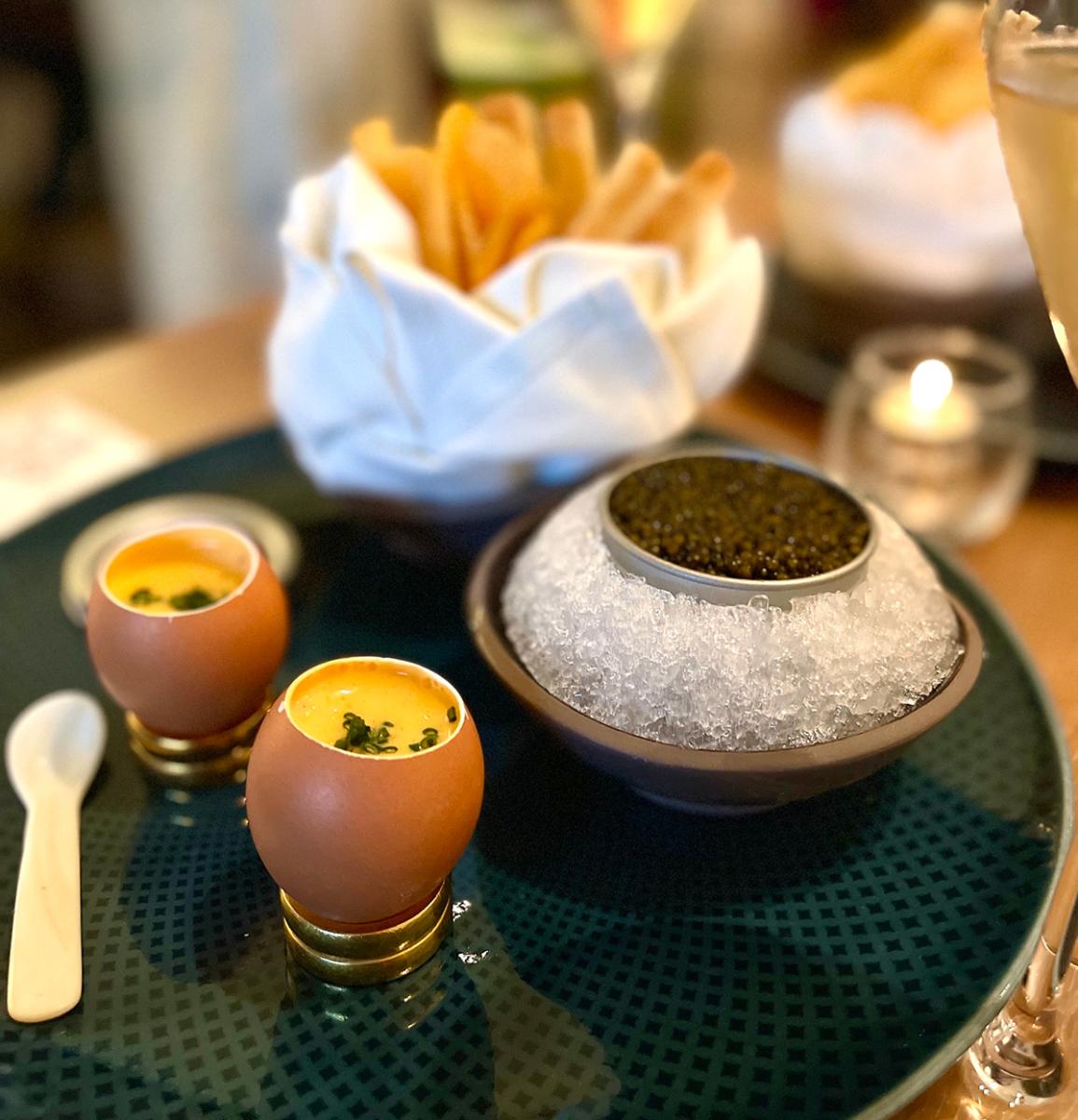 Knife Pleat, South Coast Plaza, Caviar Service