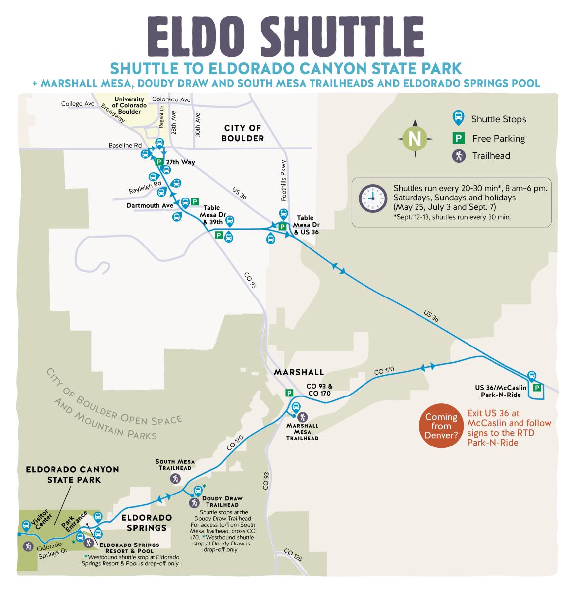 2026 Eldo Shuttle Map