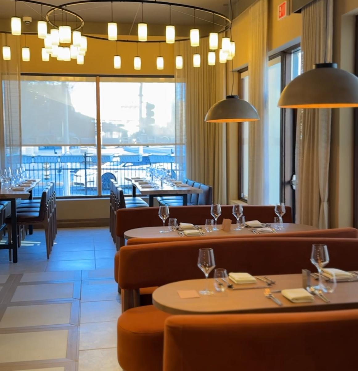 An interior shot of Char at Hotel Andaluz.