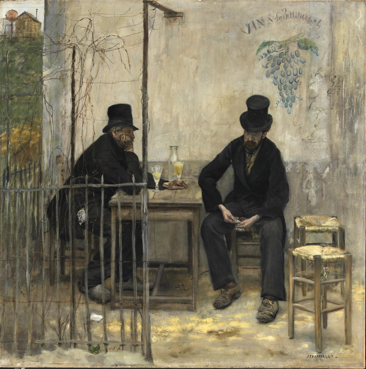 Jean-François Raffaëlli, The Absinthe Drinkers, 1881. Oil on canvas.