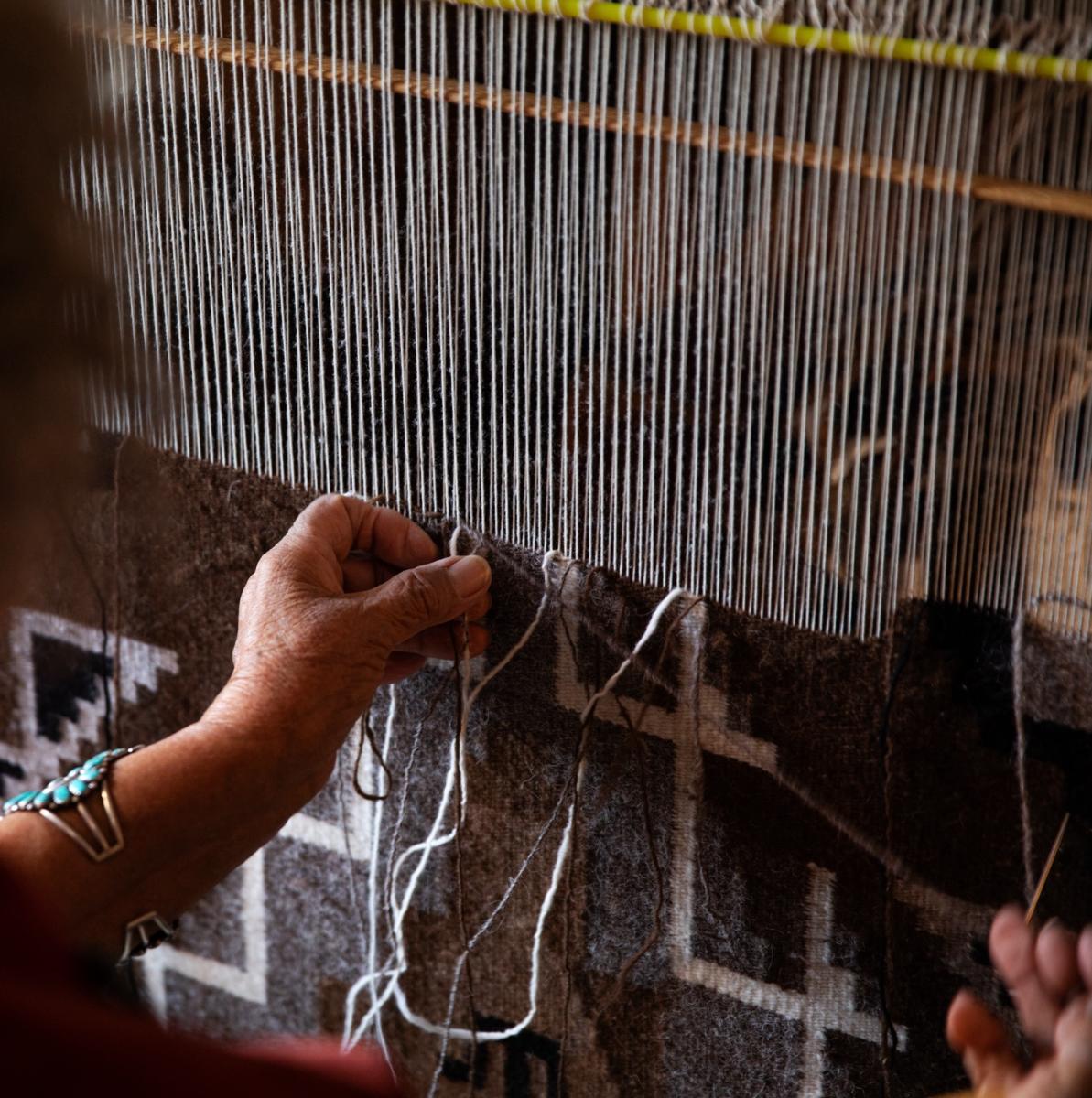 Navajo Weaver