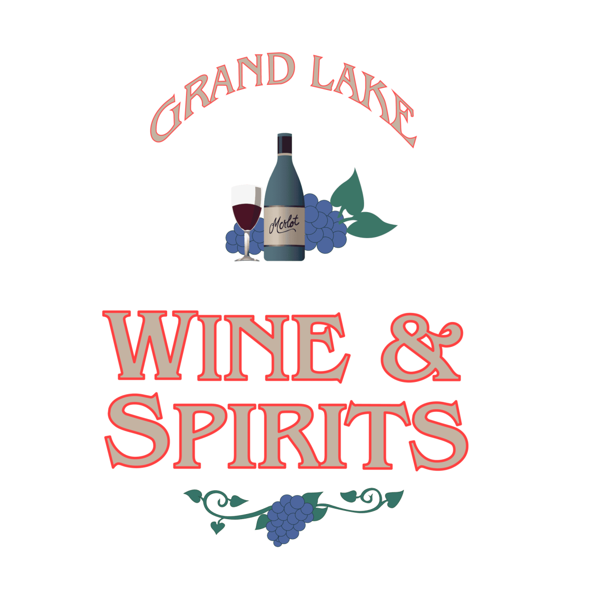 Grand Lake wine spirits logo