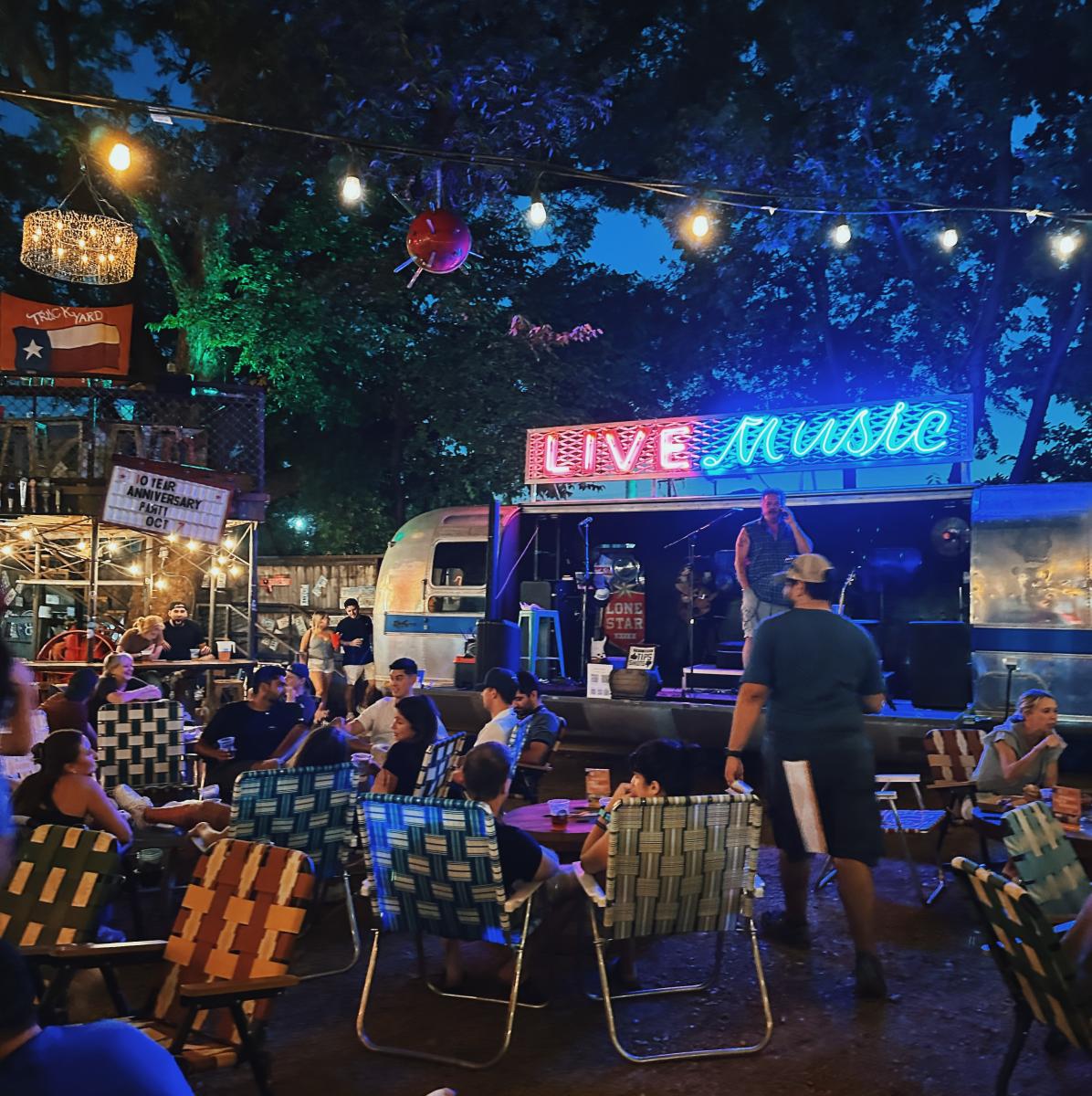 Truck Yard Dallas Night