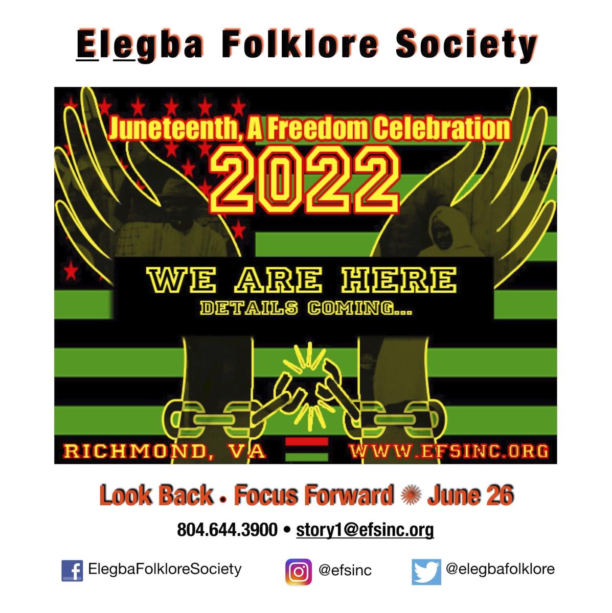 Juneteenth 2022 Elegba Flyer