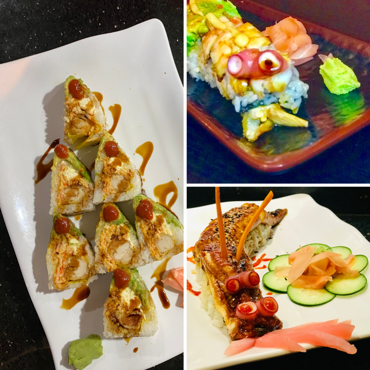 Selection of food from tokyo sushi in Beaumont, TX