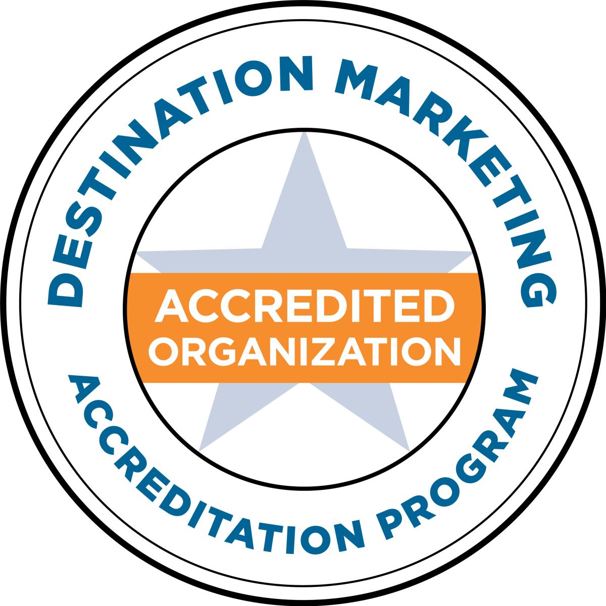 DMAP Seal marking an accredited organization.