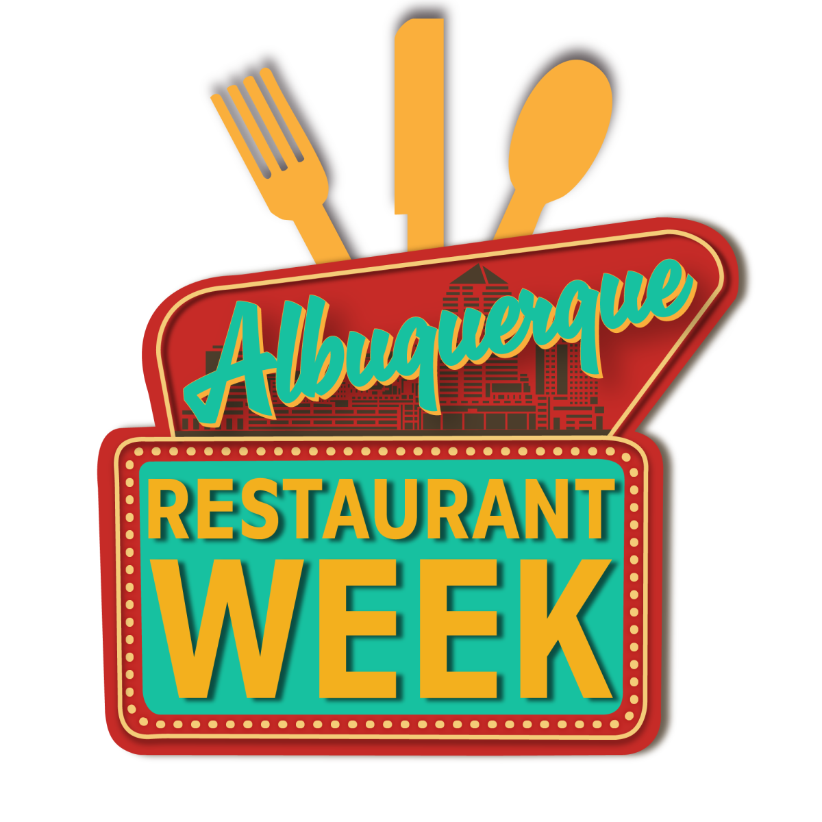 A logo for Albuquerque Restaurant Week
