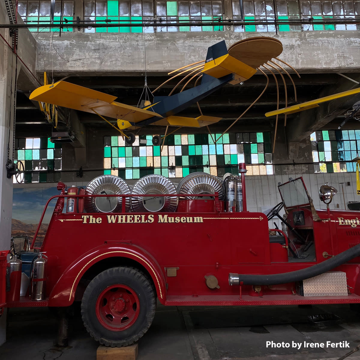 A display at the Wheels Museum in Albuquerque.