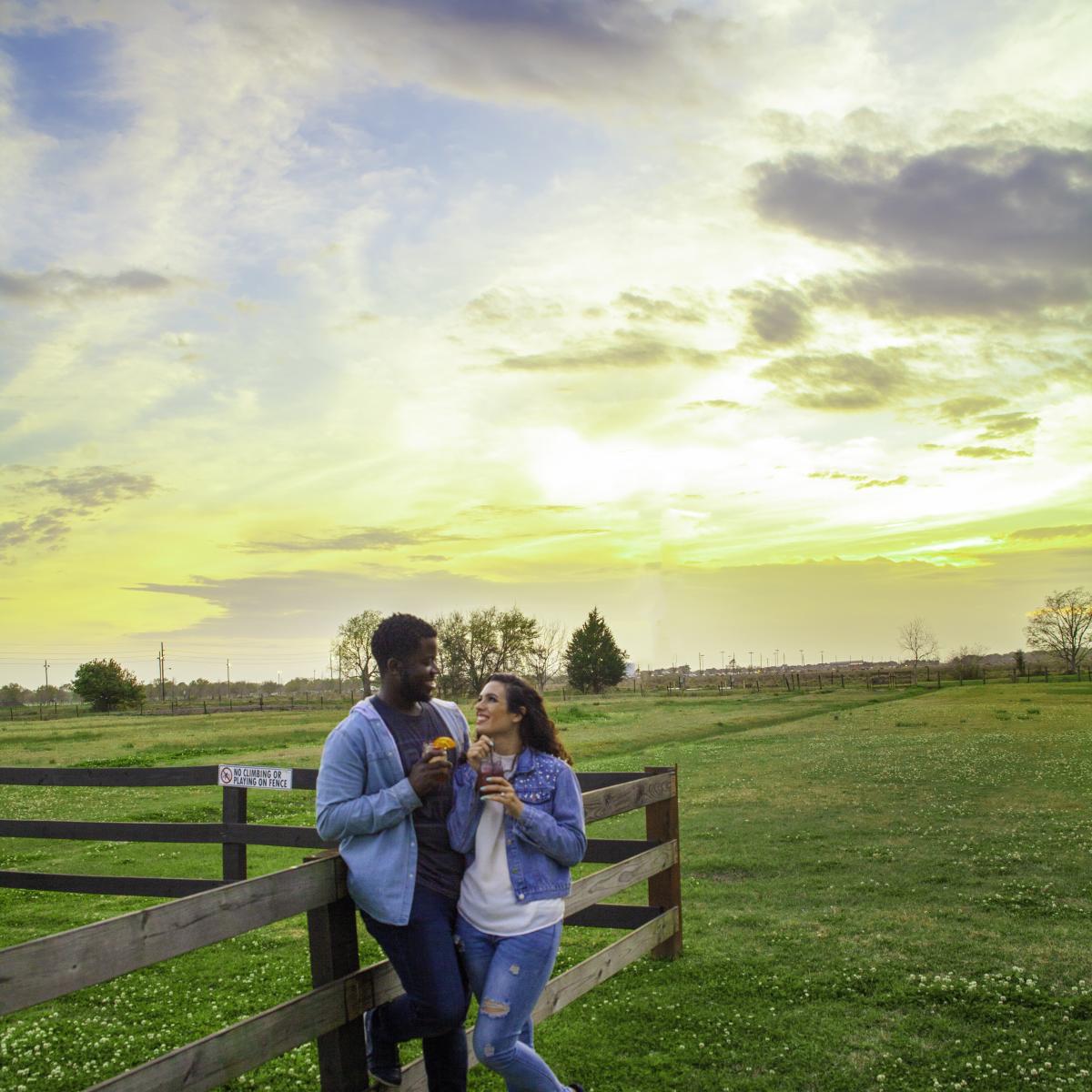 Amelia sunset couple