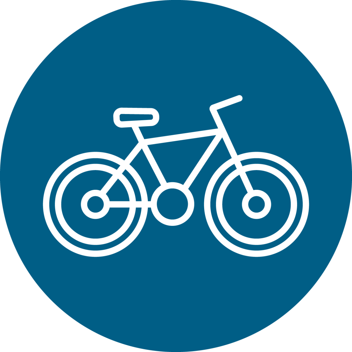 blue bike icon