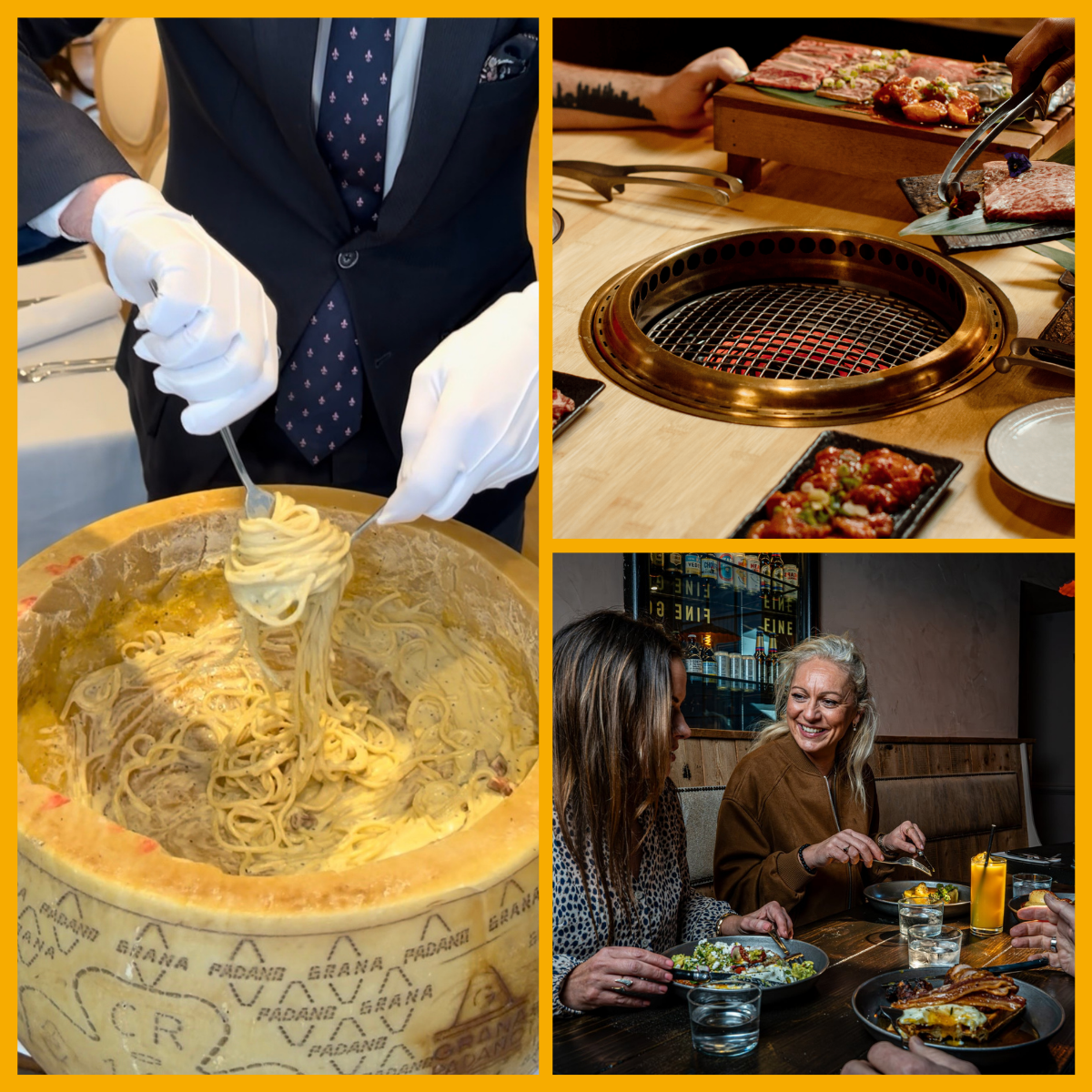 Collage of Savoy di Roma, Nagomi Cheltenham, Coalhouse Cheltenham.