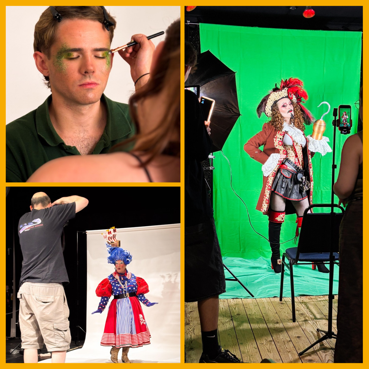 Collage of the cast of Peter Pan: The Pantomime Adventure at Cheltenham Playhouse