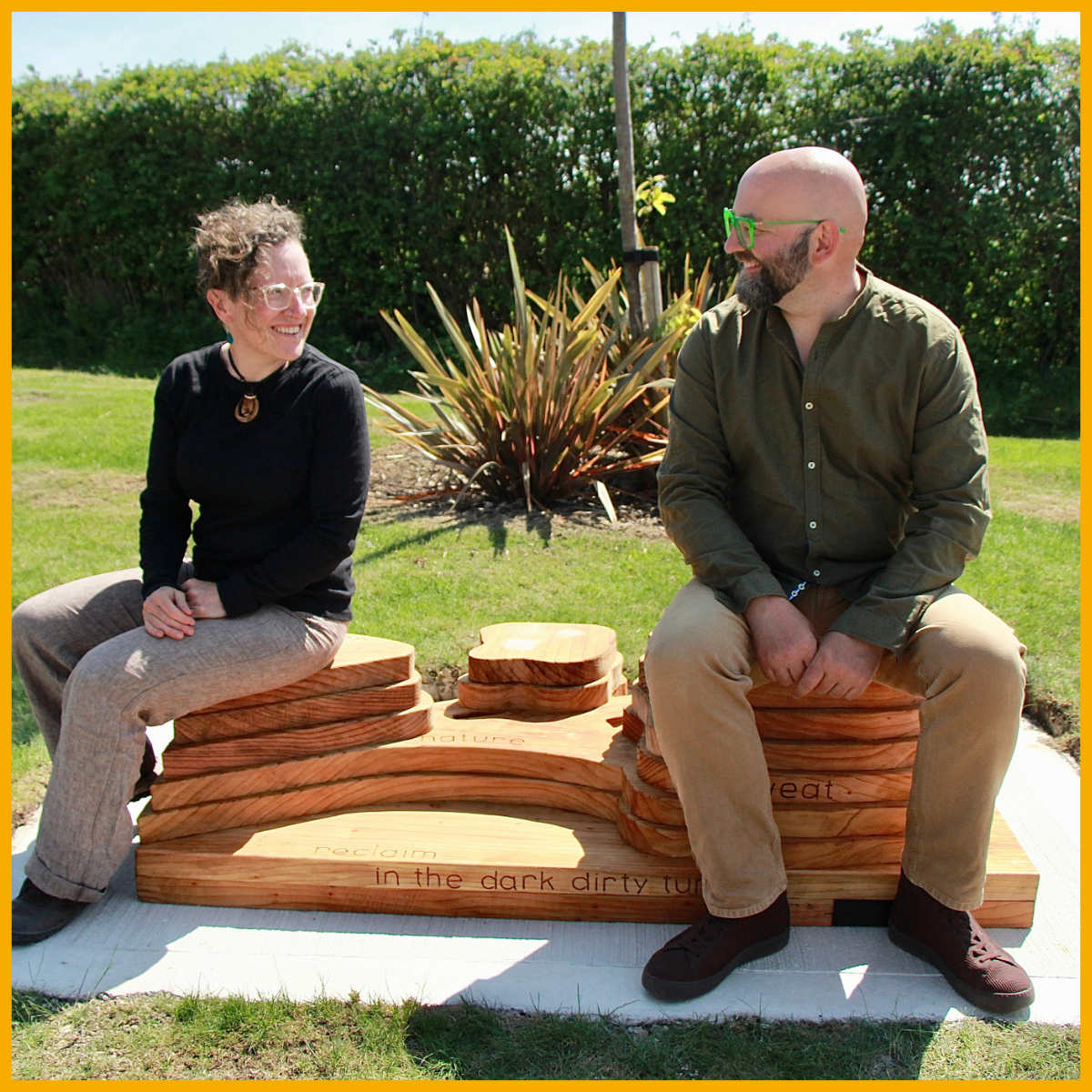(Left to right) Kim Neith Thompson and Rob Neith Nicholson
